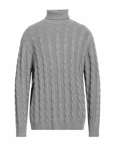 Cashmere Company Man Turtleneck Grey Wool, Cashmere Cover