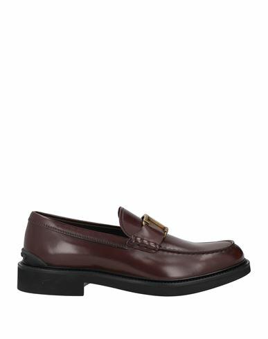 Tod's Man Loafers Burgundy Soft Leather Cover