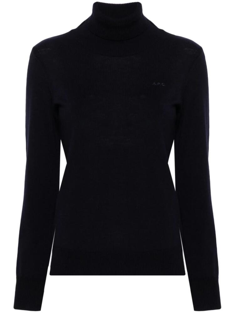 A.P.C. Sybille wool jumper - Blue Cover