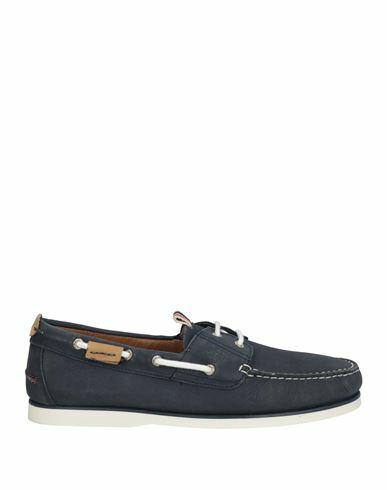 Harmont & Blaine Man Loafers Midnight blue Leather Cover