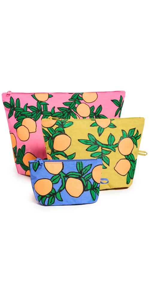 BAGGU Go Pouch Set Orange Trees Orange Trees Cover