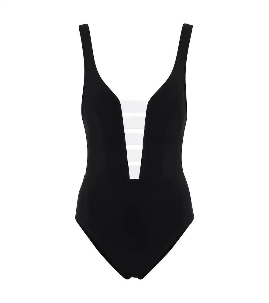 Karla Colletto Strap-detail swimsuit Cover