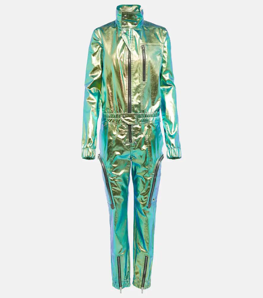 Rick Owens Iridescent slim-leg jumpsuit Cover