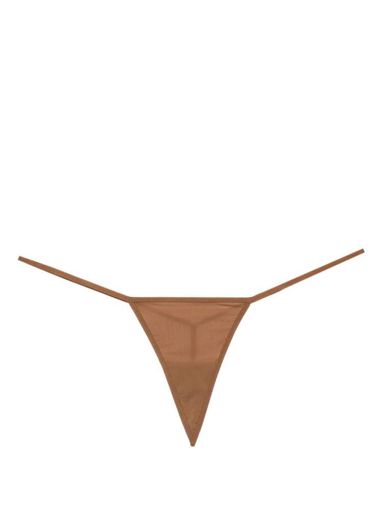 Maison Close Le Petit Secret micro thong - Brown Cover