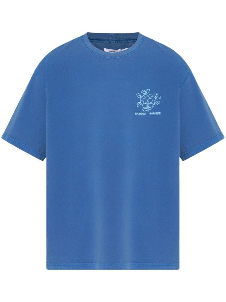 SAMSOE SAMSOE Sapoetry T-shirt - Blue Cover