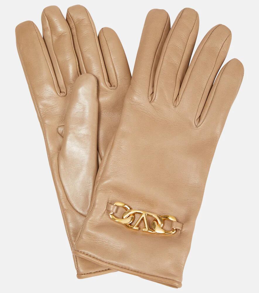 Valentino Garavani VLogo Chain leather gloves Cover