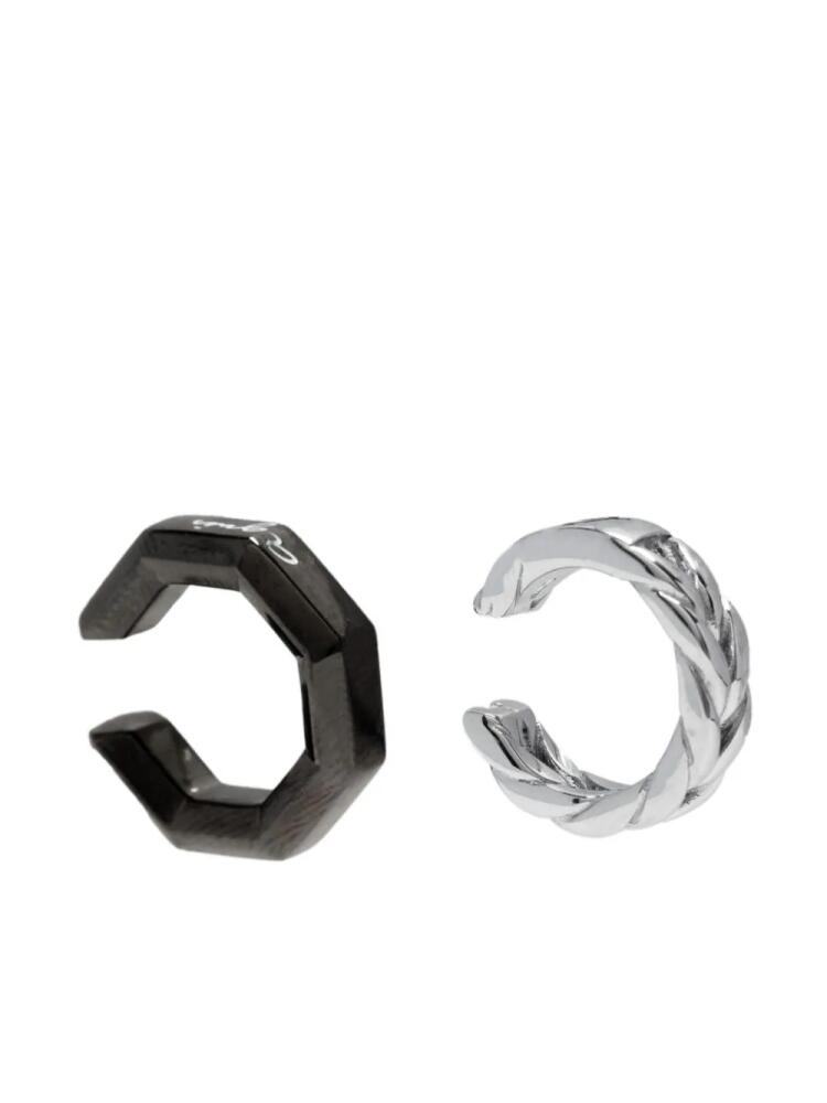 agnès b. asymmetric ear cuff - Silver Cover