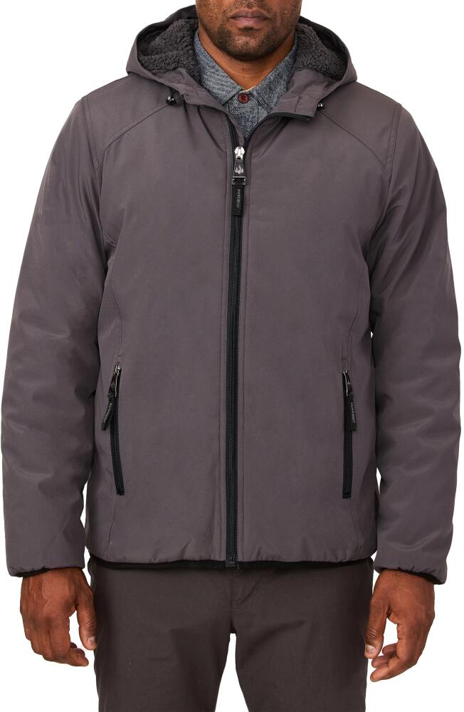 Rainforest Fleece Lined Water Resistant Soft Shell Storm Jacket in Grey Cover