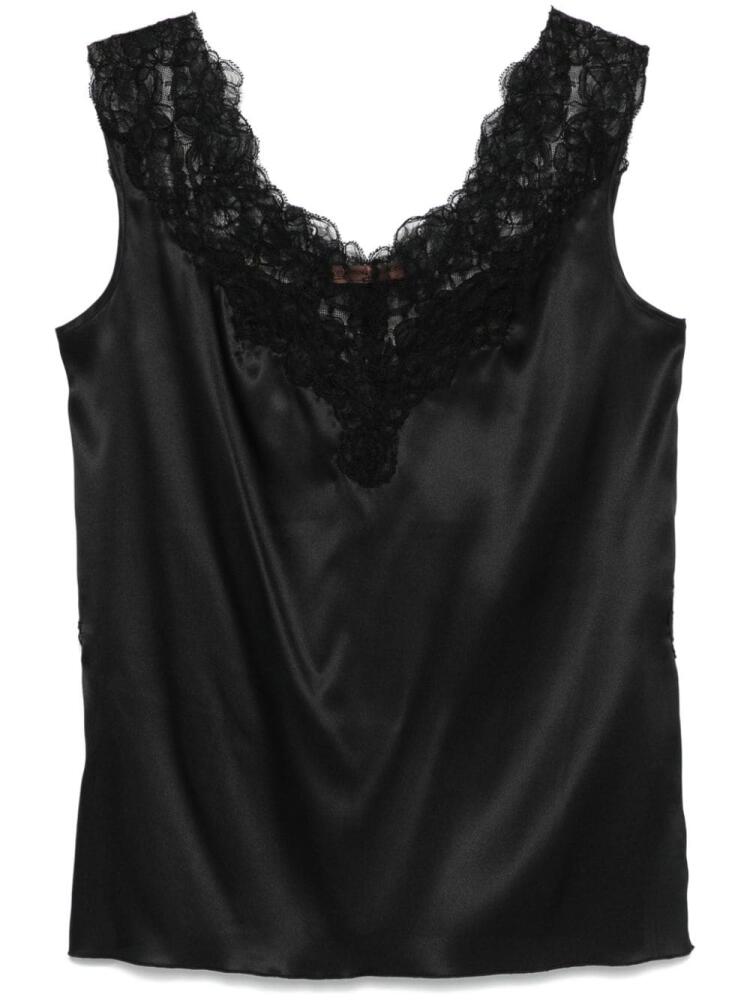 Ermanno Scervino lace-embellished blouse - Black Cover