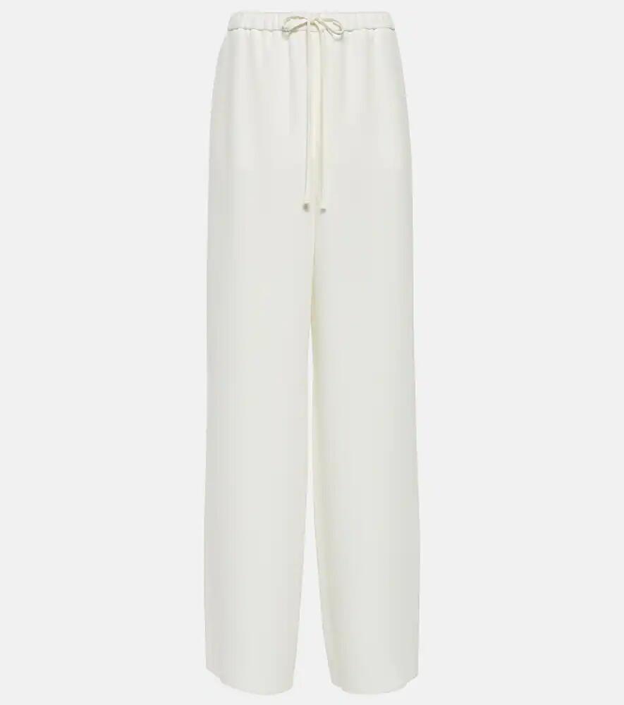 Valentino Wide-leg silk pants Cover