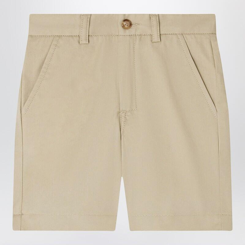 Bonpoint Calvin sand-coloured cotton shorts Cover