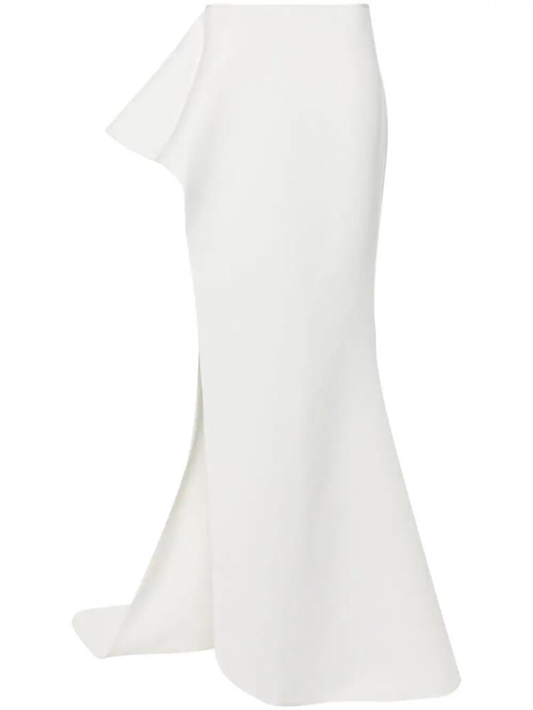 Maticevski Ambience asymmetric-design skirt - White Cover