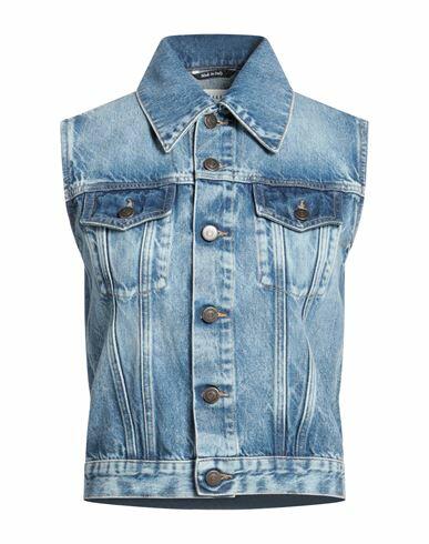 Maison Margiela Woman Denim outerwear Blue Cotton Cover