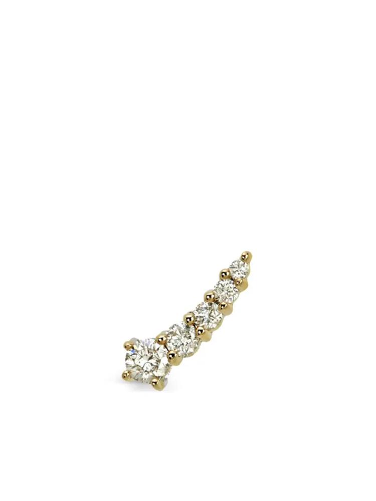 Lark & Berry 14kt yellow gold Shooting Star diamond stud earring Cover