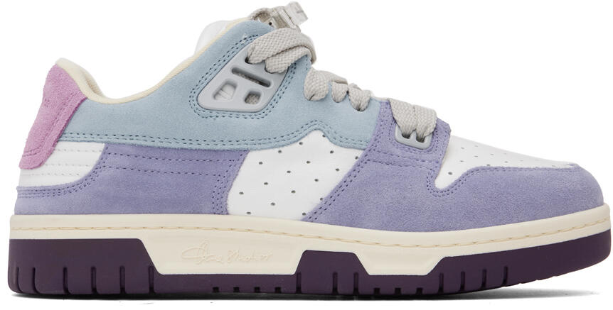 Acne Studios Blue & Purple Preppy Low Sneakers Cover