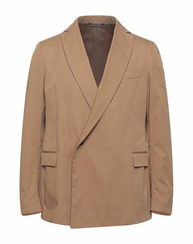 Costumein Man Blazer Camel Cotton Cover