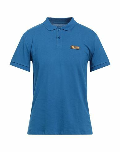 Ciesse Piumini Man Polo shirt Azure Cotton Cover