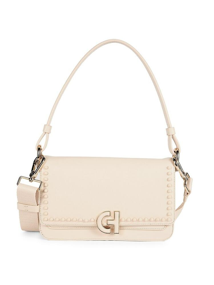 Cole Haan Women's Mini Studded Leather Shoulder Bag - Beige Cover