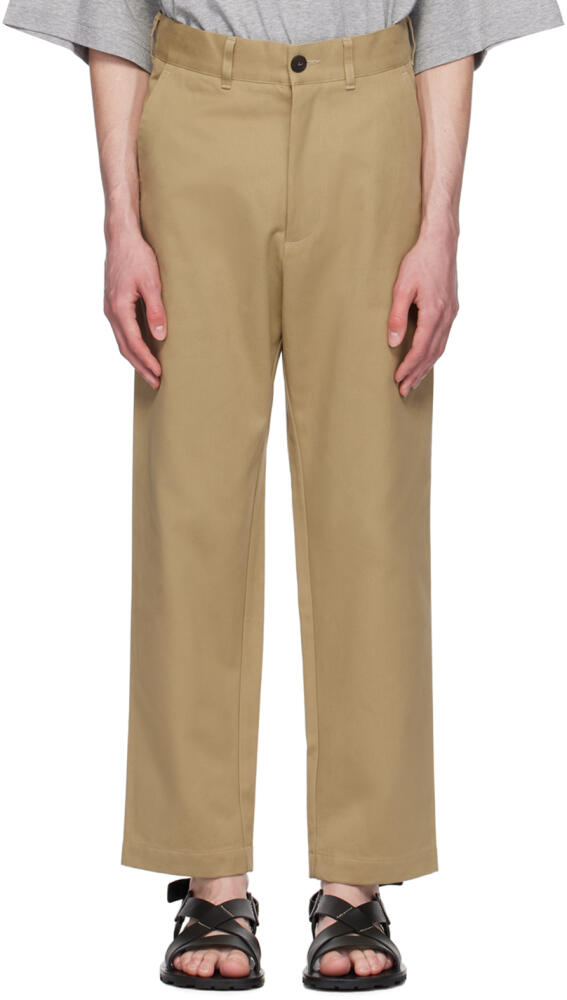 Studio Nicholson Tan Bill Trousers Cover