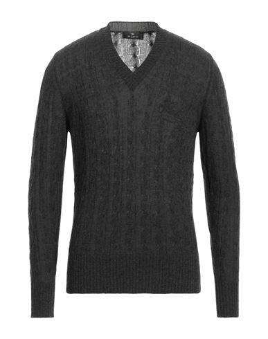 Etro Man Sweater Steel grey Cashmere Cover