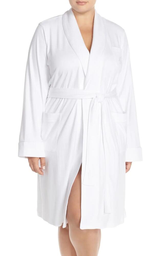 Lauren Ralph Lauren Shawl Collar Robe in White Cover