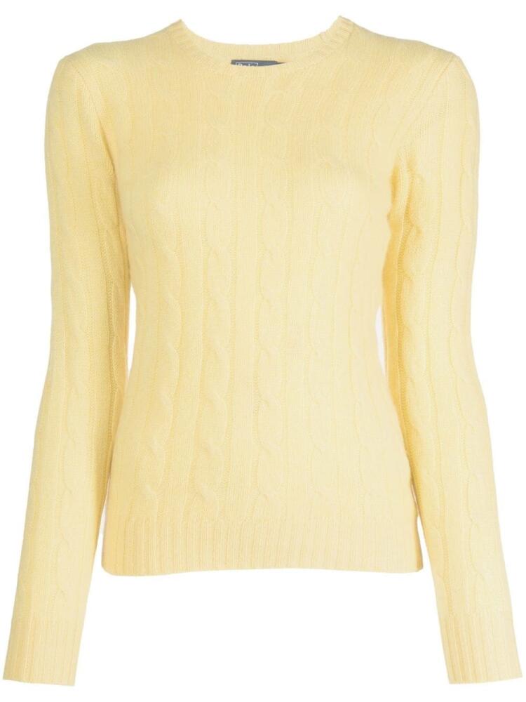 Polo Ralph Lauren cable-knit cashmere jumper - Yellow Cover