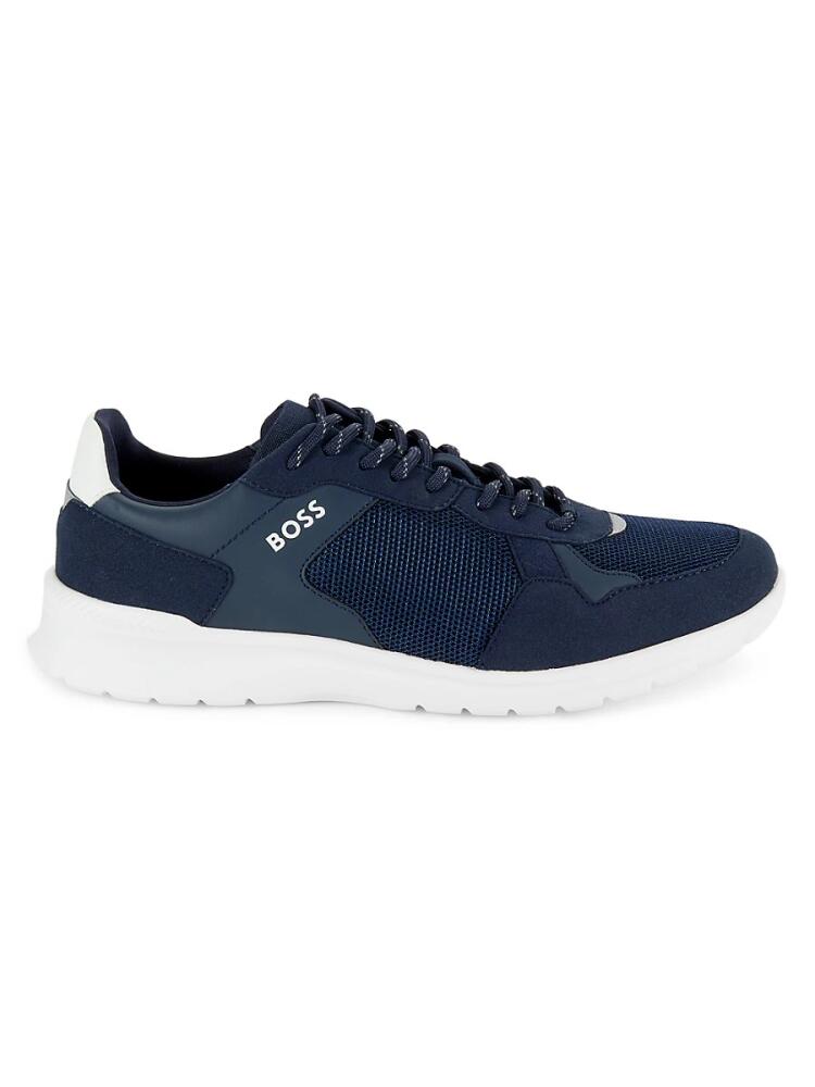 BOSS Men's Extreme Logo Running Sneakers - Dark Blue Cover