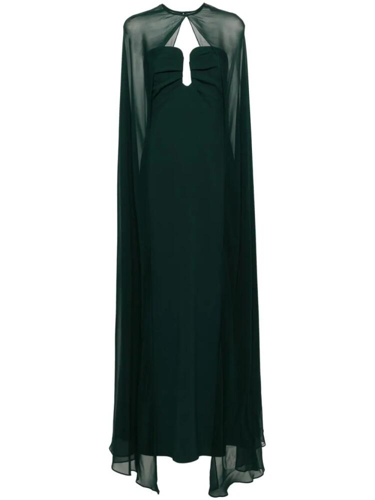 Roland Mouret strapless crepe gown - Green Cover