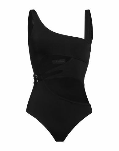 Off-white Woman One-piece swimsuit Black Polyamide, Elastane Cover