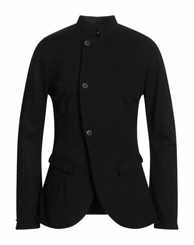 Nostrasantissima Man Blazer Black Viscose, Polyamide, Elastane Cover