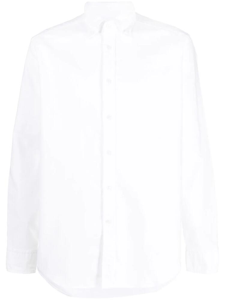 Baracuta buttoned-collar long-sleeve shirt - White Cover