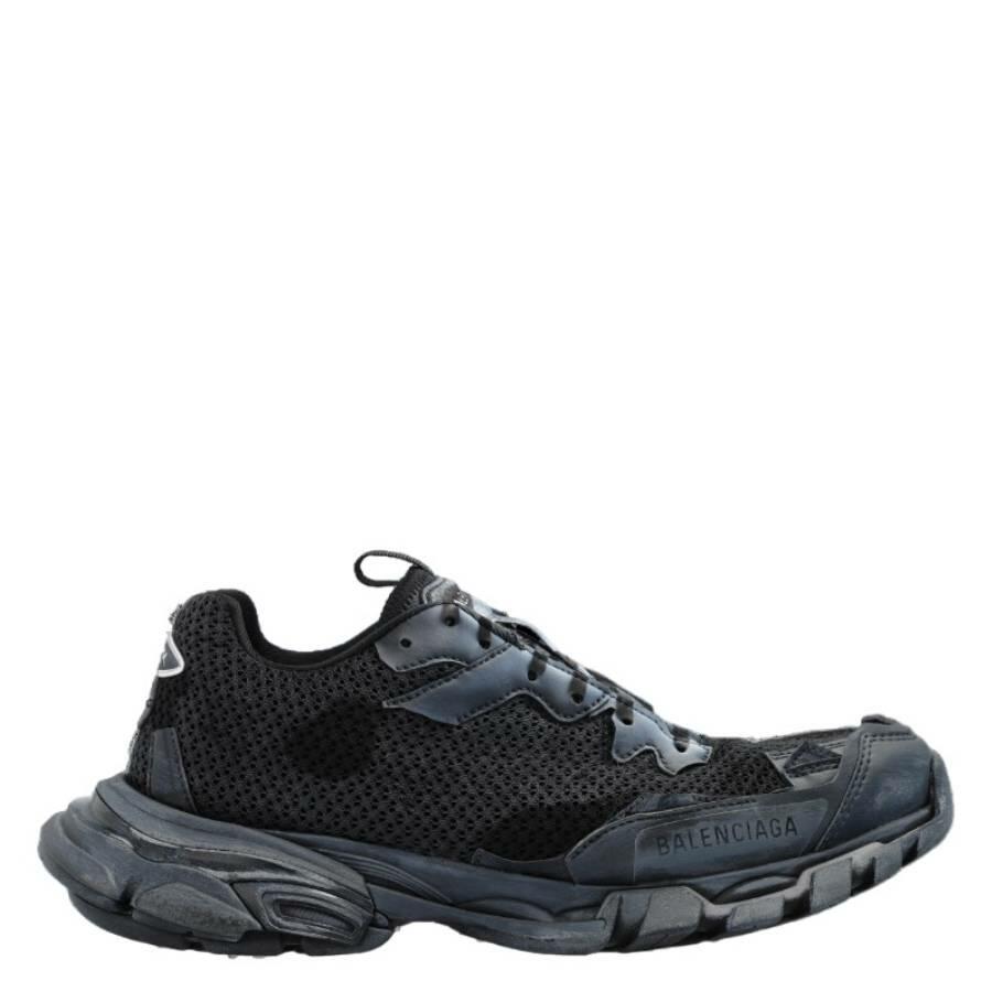 Balenciaga Mens Black Track 3 Mesh Sneakers Cover