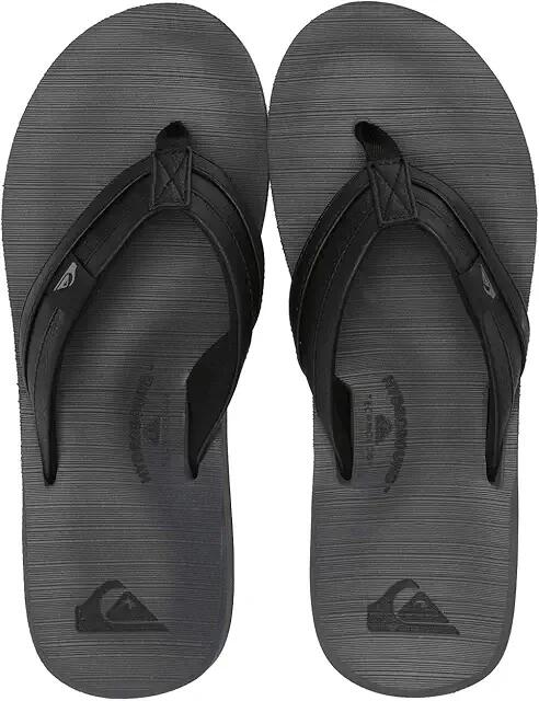 Quiksilver Carver Squish (Black/Grey/Black) Men's Sandals Cover