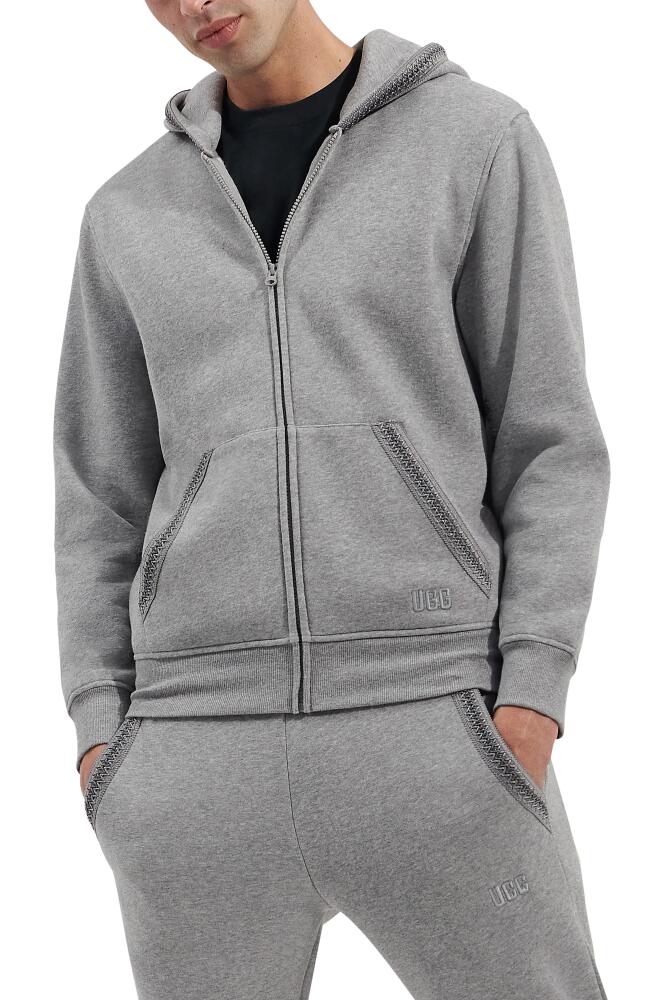 UGG(r) Tasman Zip Hoodie in Grey Heather Cover