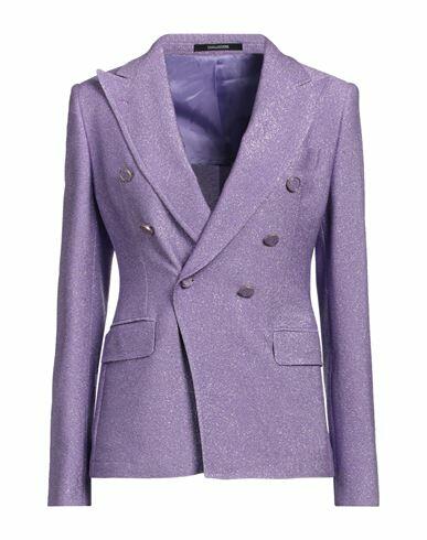 Tagliatore 02-05 Woman Blazer Purple Viscose, Polyester, Polyamide, Elastane Cover