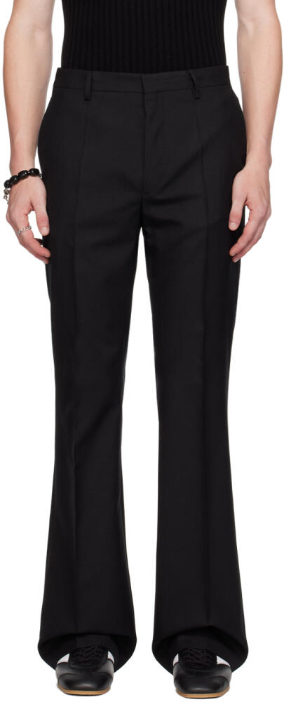 Dries Van Noten Black Wool Trousers Cover