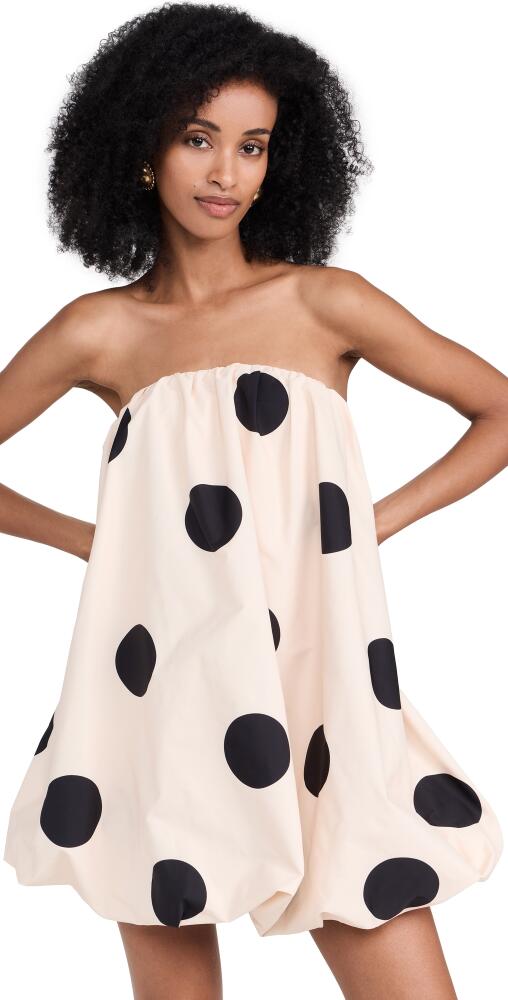 The Wolf Gang Gaia Bubble Dress Creme Spot Cover