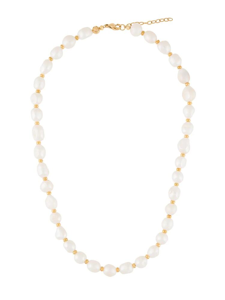 Nialaya Jewelry freshwater baroque pearl choker - White Cover