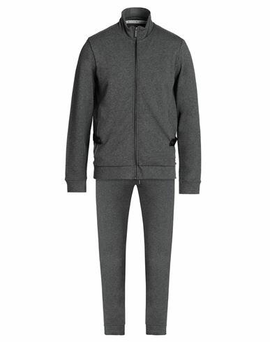 Bikkembergs Man Tracksuit Steel grey Cotton, Polyamide, Polyester Cover