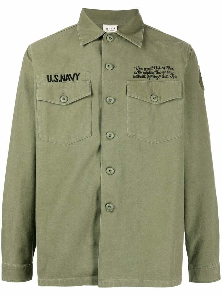 Maharishi May '68 embroidered shirt - Green Cover