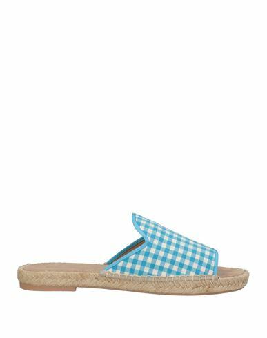 Mychalom Woman Espadrilles Azure Textile fibers Cover