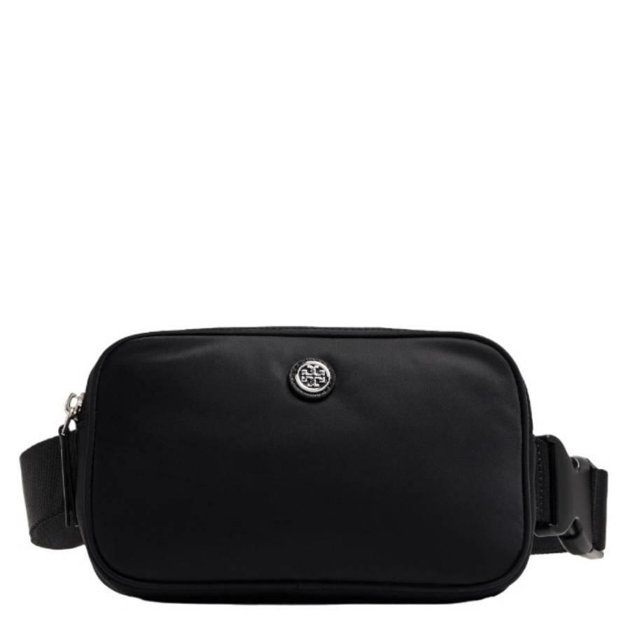 Tory Burch Virginia Nylon Belt Bag In Black Cover