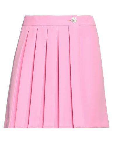 Chiara Ferragni Woman Mini skirt Pink Polyester, Elastane Cover