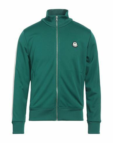 8 Moncler Palm Angels Man Sweatshirt Emerald green Polyester Cover