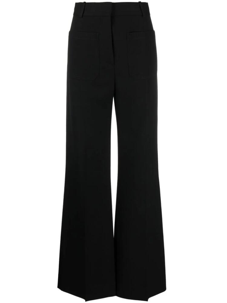 Victoria Beckham Alina flared tailored trousers - Black Cover