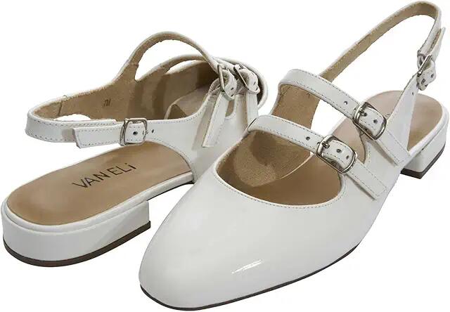 Vaneli Tiptoe (White Patent) Women's Dress Sandals Cover