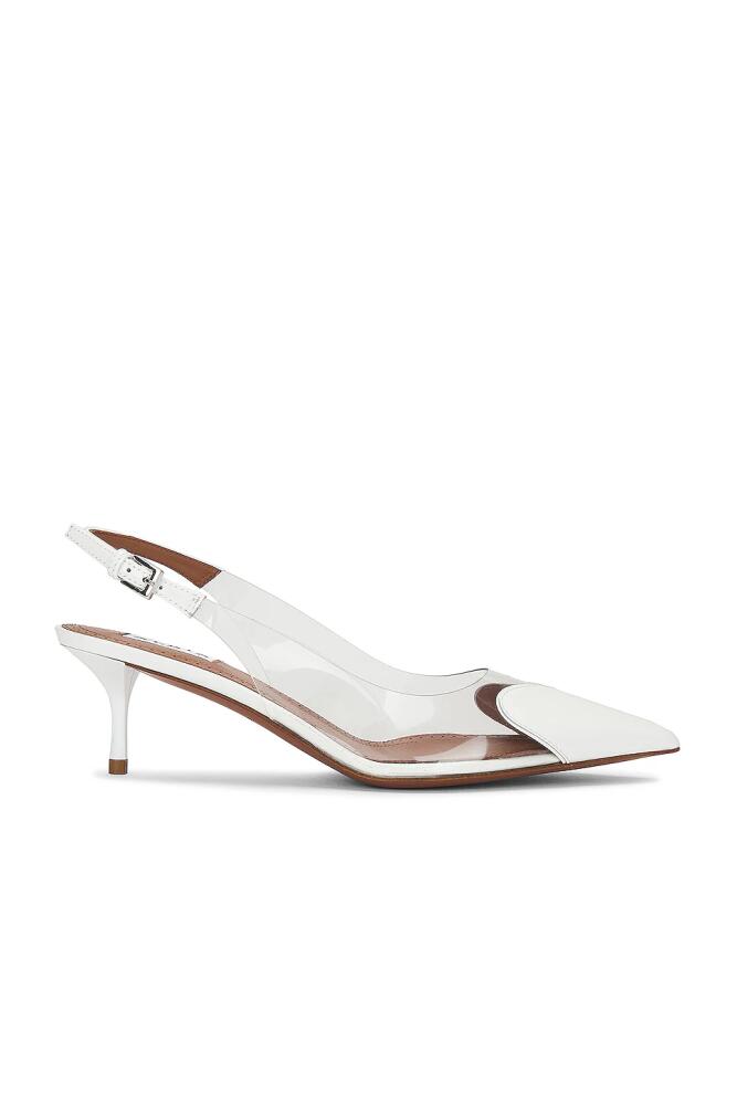 ALAÏA Slingbacks 55 in White Cover