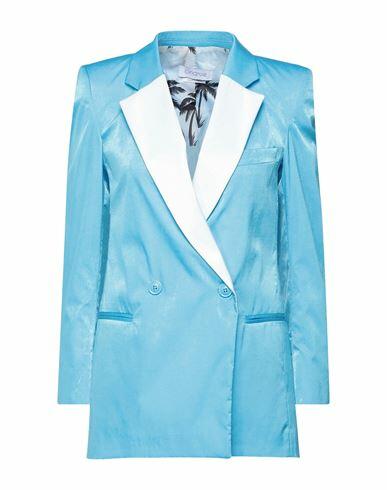 Cinqrue Woman Blazer Azure Polyester Cover