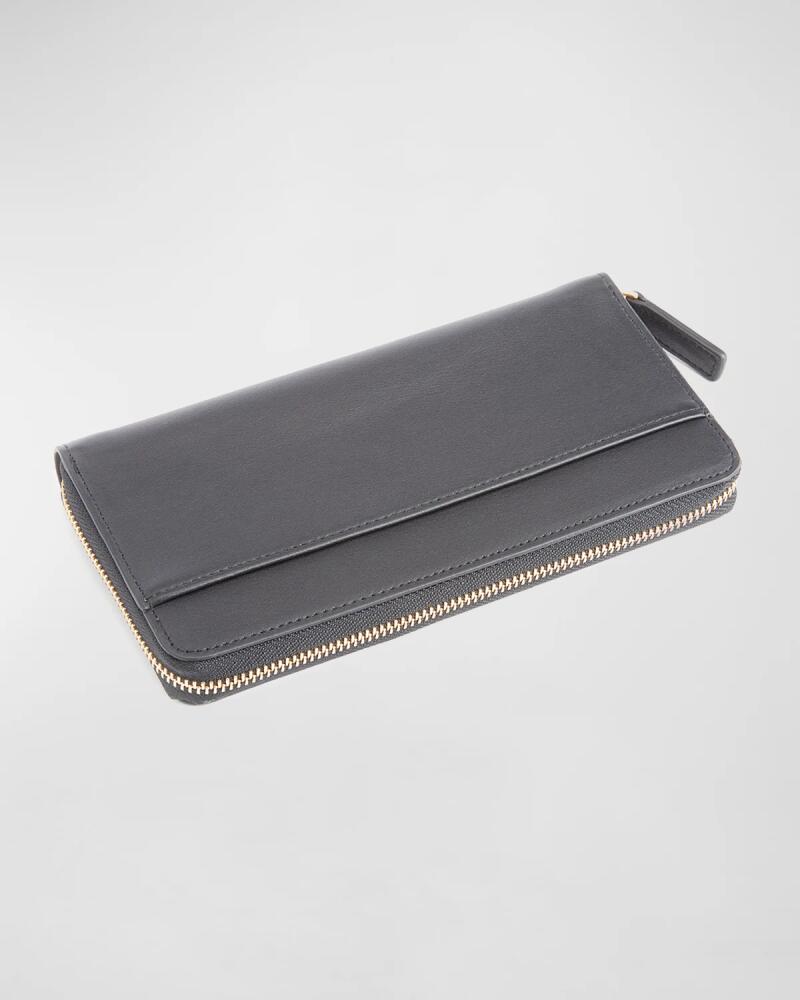 ROYCE New York RFID Blocking Continental Wallet, Personalized Cover