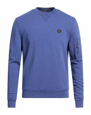 North Sails Man Sweatshirt Purple Cotton Cover